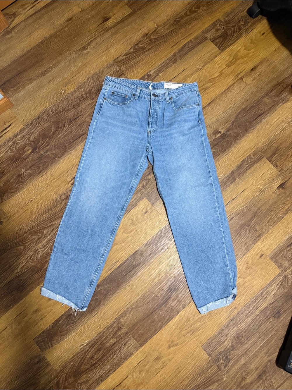 rag & bone Light Blue Cropped Jeans